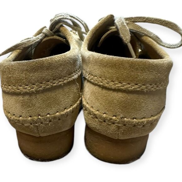 VINTAGE CLARKS ORIGINAL Women’s Maple Suede Tan Weaver Size 8 - Picture 5 of 8